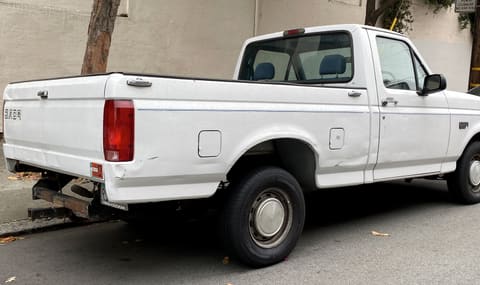 Example: back corner, passenger side